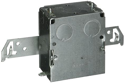 grill junction box|Raco 45 cu in Rectangle Metal 2 gang Junction Box Gray Mfr.